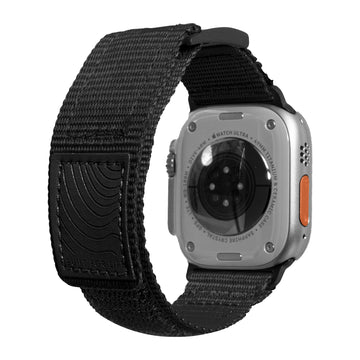 CHAMPS SPORT Watch Strap for Apple Watch Series 4-10 & SE & ULTRA - BLACK