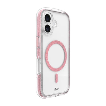AERO SPARKLE case for iPhone 16 Series - crystal pink
