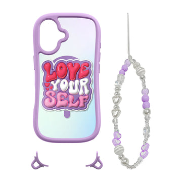 POP LOVIE case for iPhone 16 Series - lovely purple