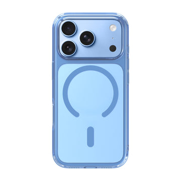 CRYSTAL FLURO case for iPhone 18 Pro Series - CLEAR BLUE