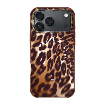 HUEX WAVE case for iPhone 18 Pro Series - MOCHA LEOPARD