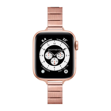 LINKS PETITE Watch Strap for Apple Watch Series 4-10 & SE & ULTRA - Silver