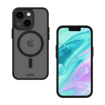 HUEX PROTECT case Compatible with MagSafe for iPhone 14 Series - Black