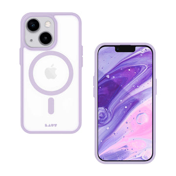HUEX PROTECT case Compatible with MagSafe for iPhone 14 Series - Lavender