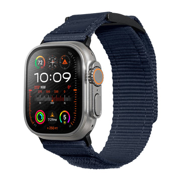 CHAMPS SPORT Watch Strap for Apple Watch Series 4-10 & SE & ULTRA - BLUE