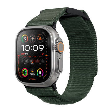CHAMPS SPORT Watch Strap for Apple Watch Series 4-10 & SE & ULTRA - GREEN
