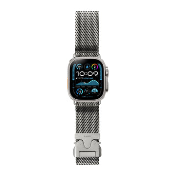 SATURN LOOP  Watch Strap for Apple Watch Series 4-10 & SE & ULTRA - TITANIUM