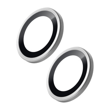 PRIME GLASS CAMERA RING PROTECTOR for iPhone 15 Series - SILVER