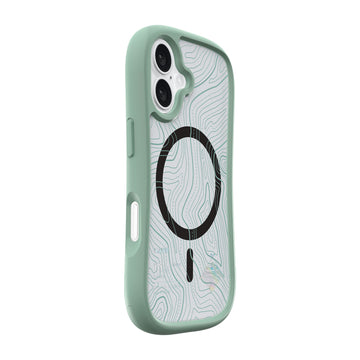 POP ADVENTURE case for iPhone 16 Series - silt green