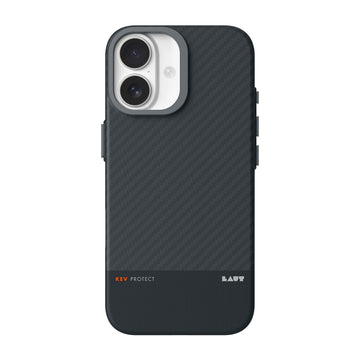 KEV PROTECT Dupont Aramid Fiber case for iPhone 17 Series - BLACK