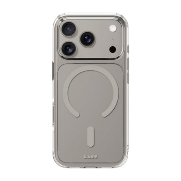 CRYSTAL FLURO case for iPhone 17 Series - CLEAR GREY