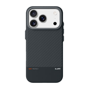 KEV PROTECT Dupont Aramid Fiber case for iPhone 17 Series - BLACK