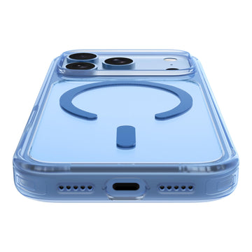 CRYSTAL FLURO case for iPhone 18 Pro Series - CLEAR BLUE