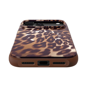 HUEX WAVE case for iPhone 18 Pro Series - MOCHA LEOPARD