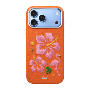 TWINE EDGE case for iPhone 18 Pro Series - SUNSET HIBISCUS