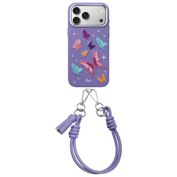 TWINE EDGE case for iPhone 18 Pro Series - LILAC BUTTERFLY