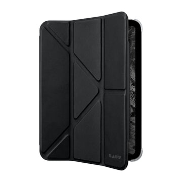 HUEX FOLIO Versatile Stand case with Stylus Pen Slot for iPad mini 7 / iPad mini 6 - BLACK