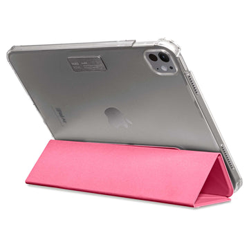 HUEX FOLIO Versatile Stand case with Stylus Pen Slot for iPad Pro 11-inch (2024) - PINK