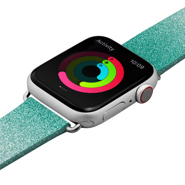 OMBRE SPARKLE Watch Strap for Apple Watch Series 4-10 & SE & ULTRA - Mint