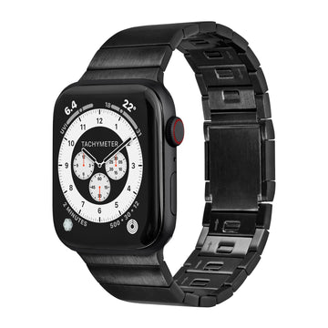 LINKS 2.0 Watch Strap for Apple Watch Series 4-10 & SE & ULTRA - Black