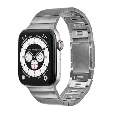 LINKS 2.0 Watch Strap for Apple Watch Series 4-10 & SE & ULTRA - Silver