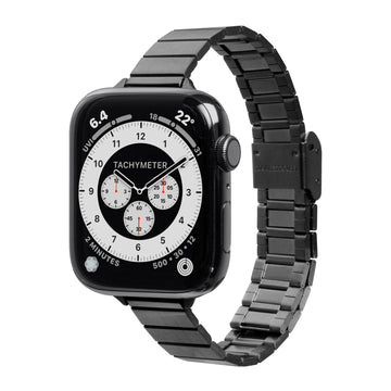 LINKS PETITE Watch Strap for Apple Watch Series 4-10 & SE & ULTRA - Black