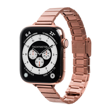 LINKS PETITE Watch Strap for Apple Watch Series 4-10 & SE & ULTRA - Rose Gold