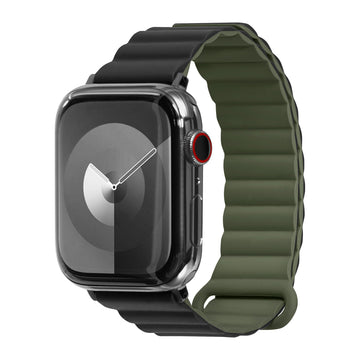 NOVI SPORT Watch Strap for Apple Watch Series 4-10 & SE & ULTRA - BLACK