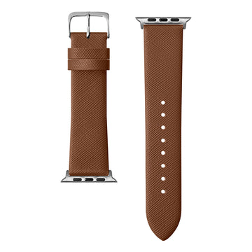 PRESTIGE Watch Strap for Apple Watch Series 4-10 & SE & ULTRA - Tan Brown