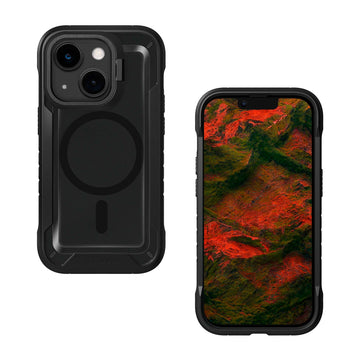 CRYSTAL MATTER 3 case Compatible with MagSafe for iPhone 14 Series - Black