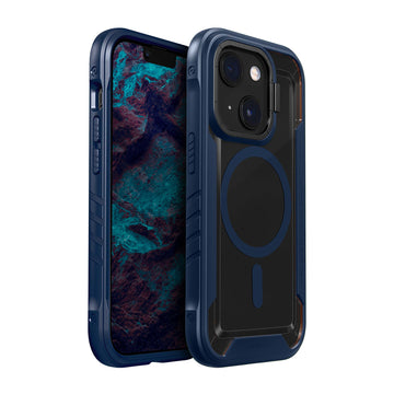 CRYSTAL MATTER 3 case Compatible with MagSafe for iPhone 14 Series - Marine Blue