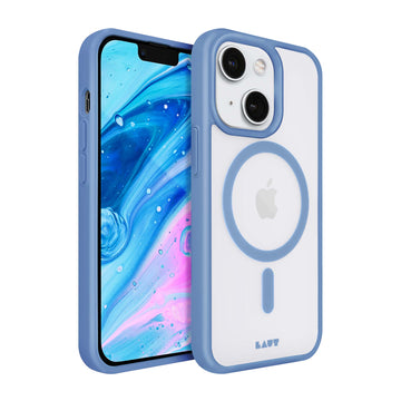 HUEX PROTECT case Compatible with MagSafe for iPhone 14 Series - Ocean Blue