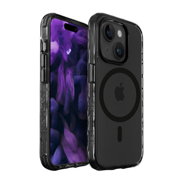 CRYSTAL MATTER X case for iPhone 15 Series - BLACK CRYSTAL