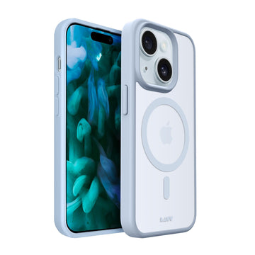 HUEX PROTECT case for iPhone 15 Series - LIGHT BLUE