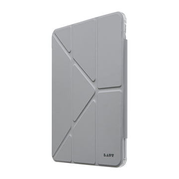 HUEX FOLIO Versatile Stand case with Stylus Pen Slot for iPad 10.9-inch ((A16) 11th Gen, 2025 / 10th Gen, 2022) - GREY
