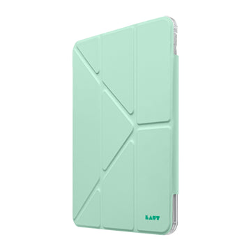 HUEX FOLIO Versatile Stand case with Stylus Pen Slot for iPad 10.9-inch ((A16) 11th Gen, 2025 / 10th Gen, 2022) - GREEN