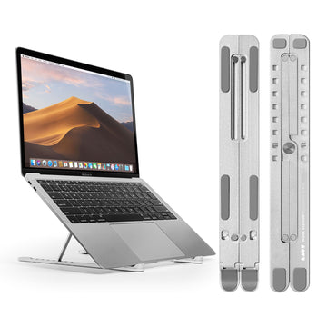 WORK STATION - Laptop / Tablet Stand - Silver